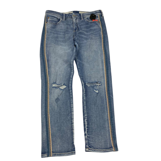 Jeans Boyfriend By Pilcro In Blue Denim, Size:6