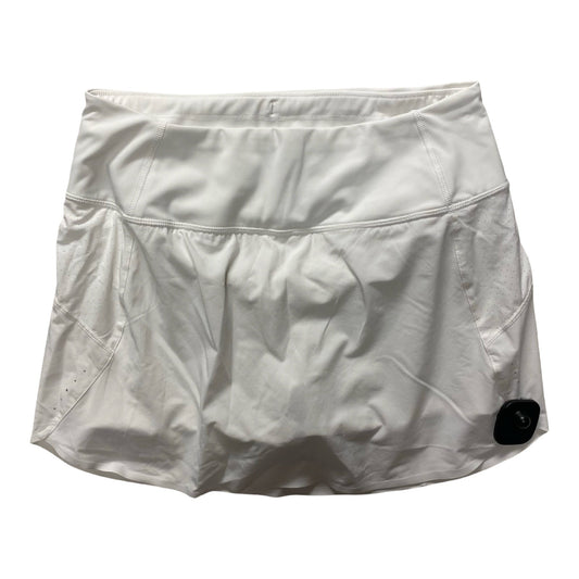 Athletic Skirt By Athleta In White, Size:S