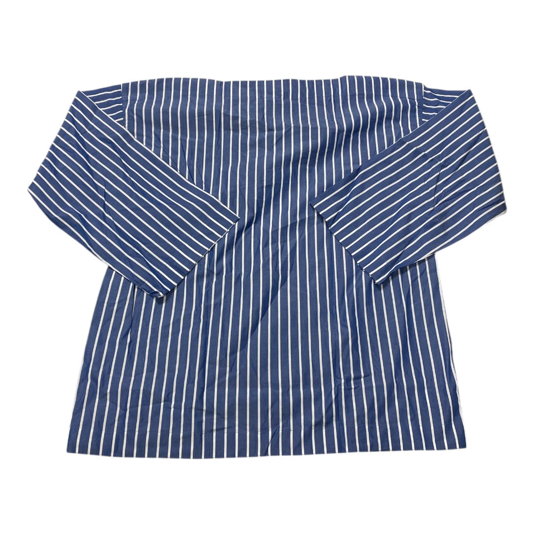 Top Ls By J. Crew In Blue, Size:M