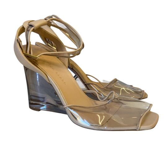 Shoes Heels Wedge By Veronica Beard In Clear, Size:7.5