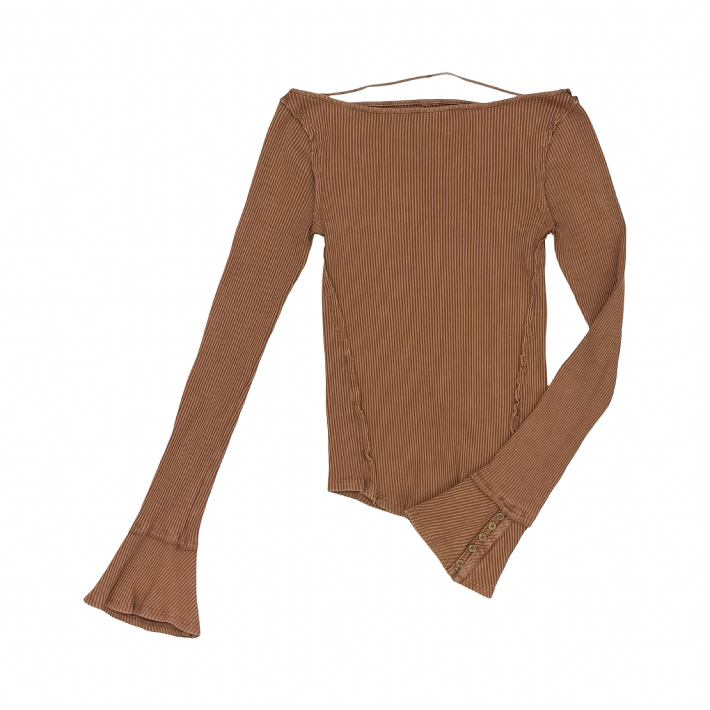 Top Ls By We The Free In Brown, Size:M