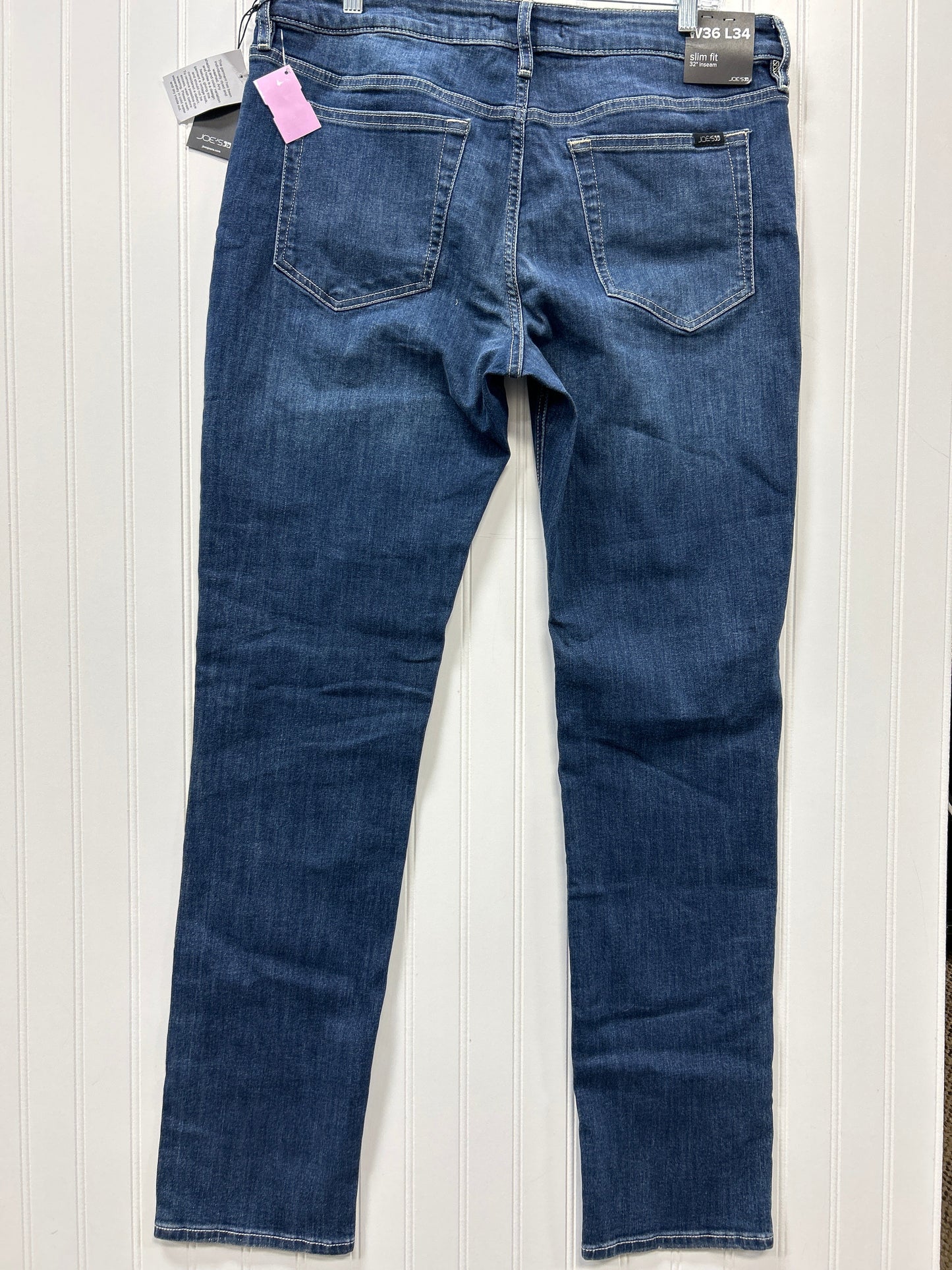 Jeans Straight By Joes Jeans In Blue Denim, Size:16L