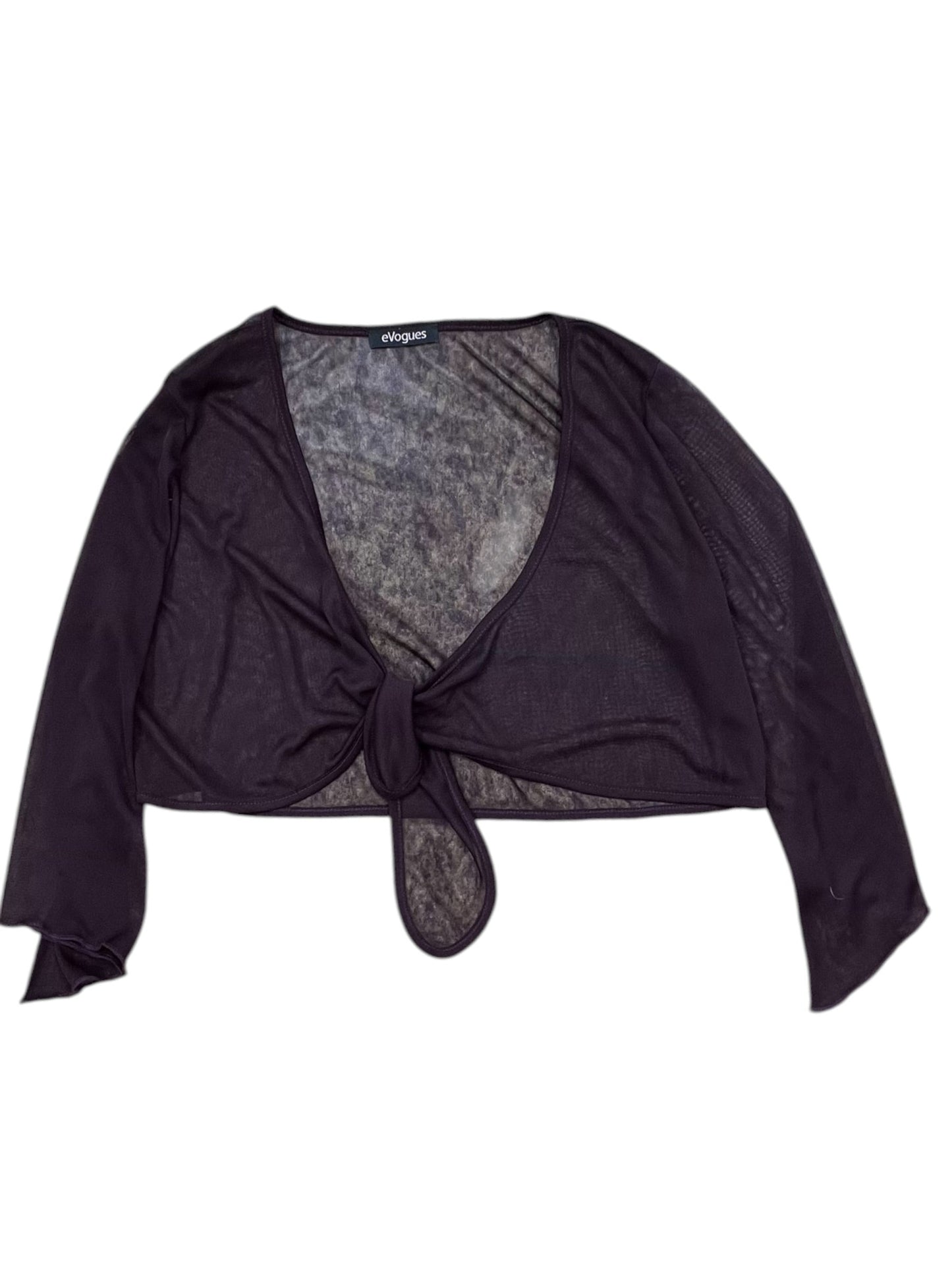 Cardigan By Clothes Mentor In Purple, Size:Osfm