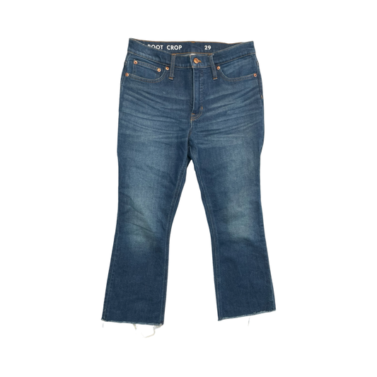 Jeans Cropped By J. Crew In Blue, Size:8