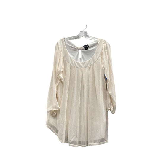 Top Ls By Simply Emma In Gold, Size:2X