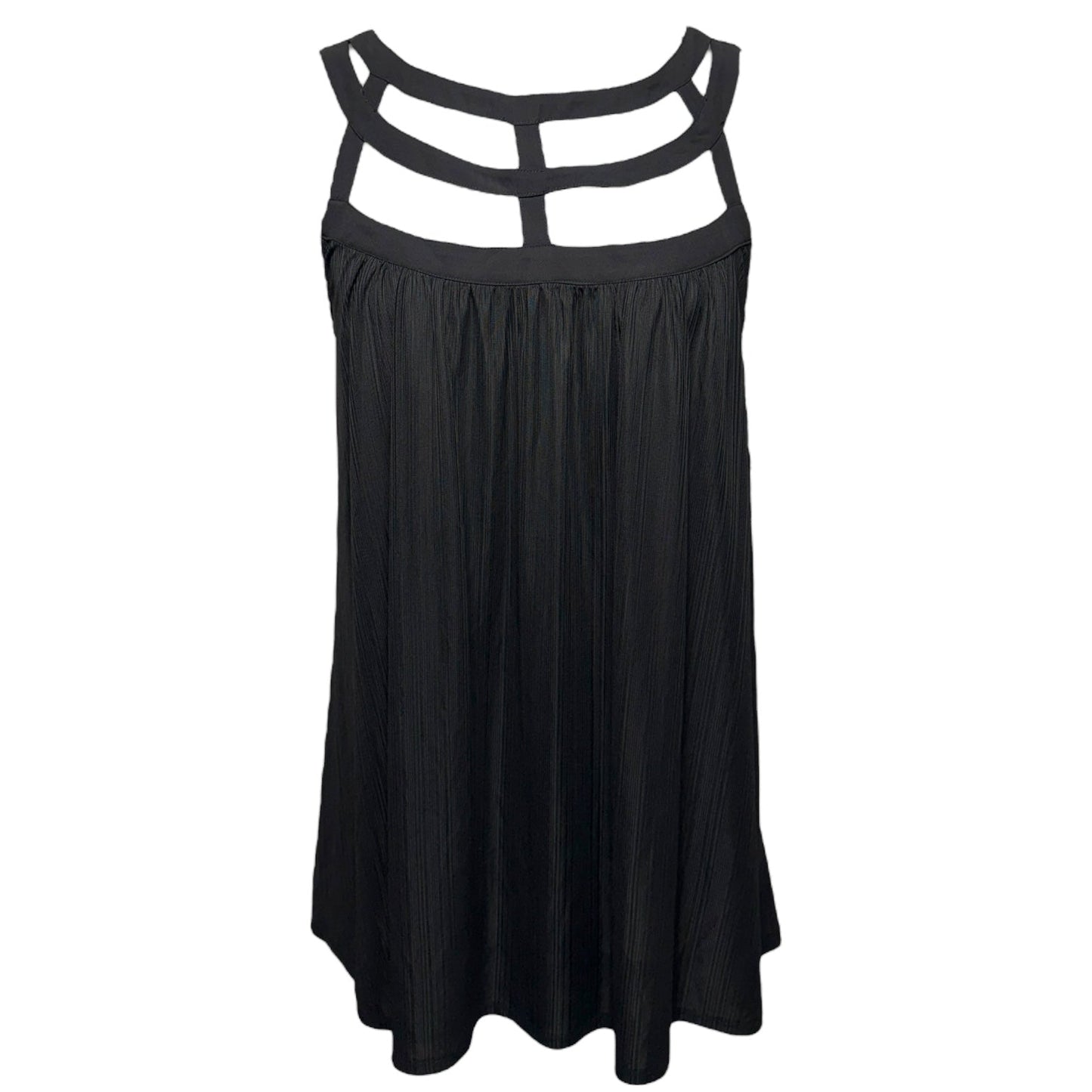 Studio Knit Strappy Swing Tank By Torrid In Black, Size: 4