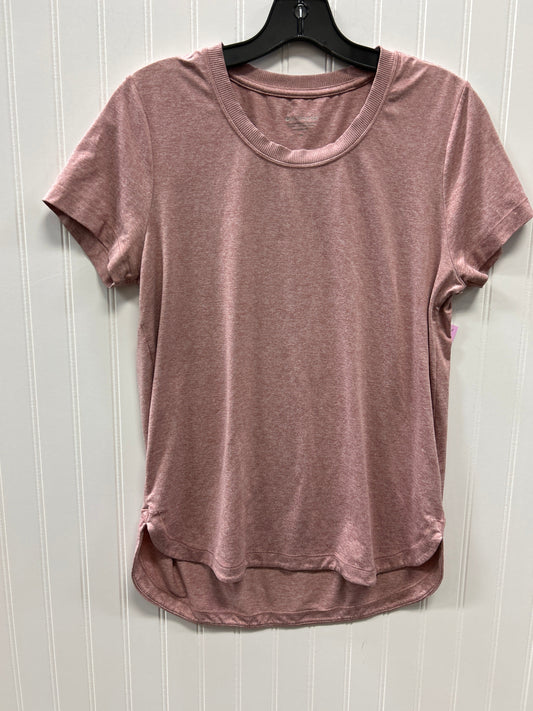 Athletic Top Ss By Athleta In Pink, Size:M