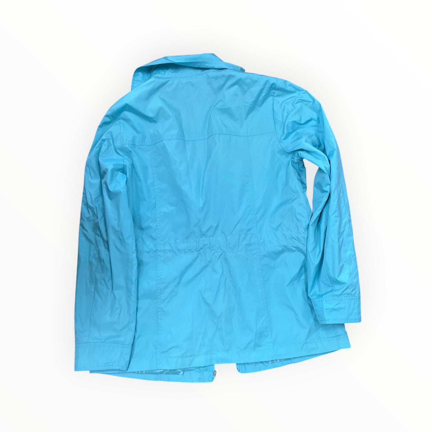 Jacket Windbreaker By Studio Works In Aqua, Size:S