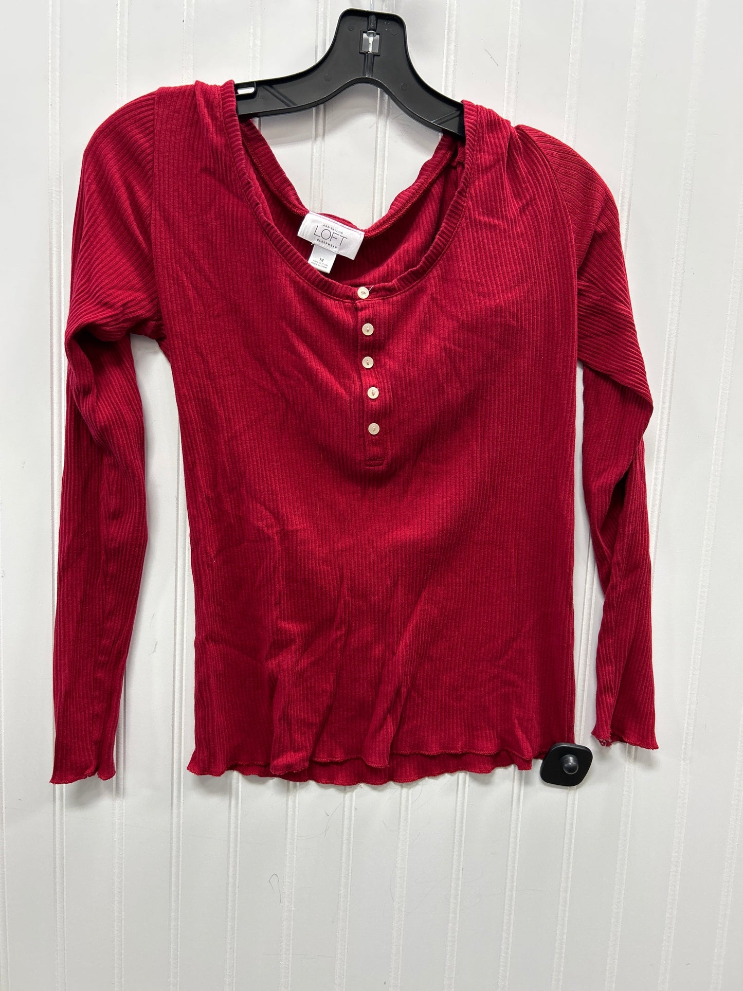 Top Ls By Loft In Red, Size:M