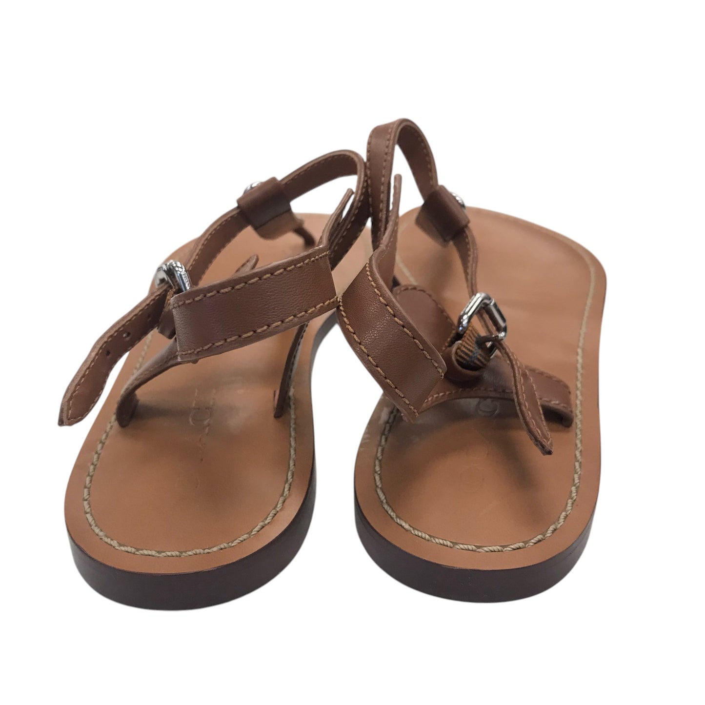 Sandals Designer By Coach In Brown, Size:10