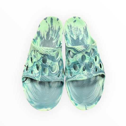 Sandals Flats By Merrell In Green, Size:9