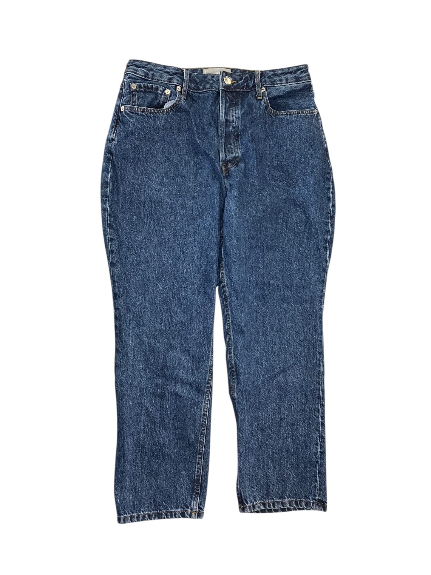 Jeans Cropped By Everlane In Blue Denim, Size:12