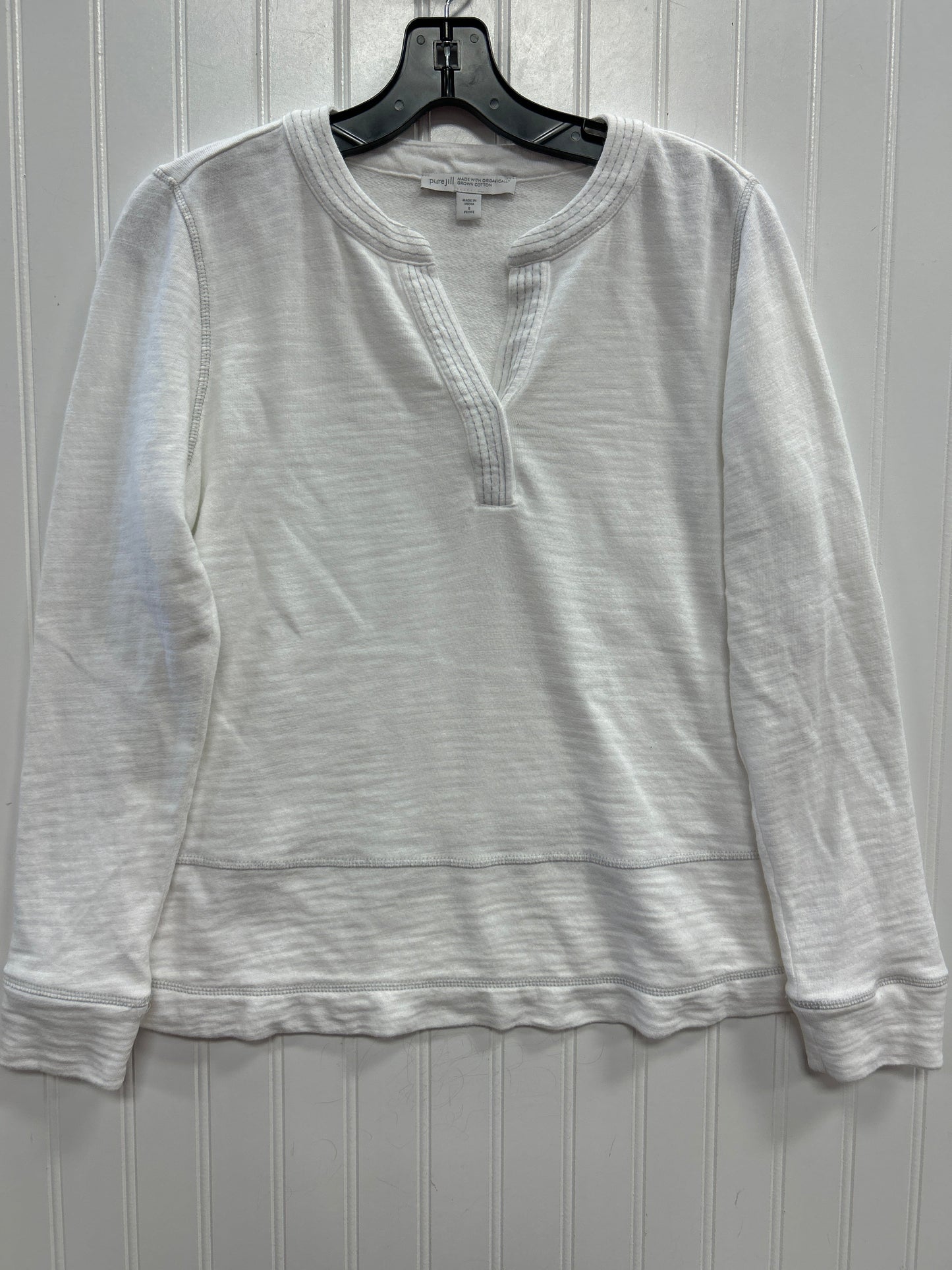 Top Ls By Pure Jill In White, Size:Sp