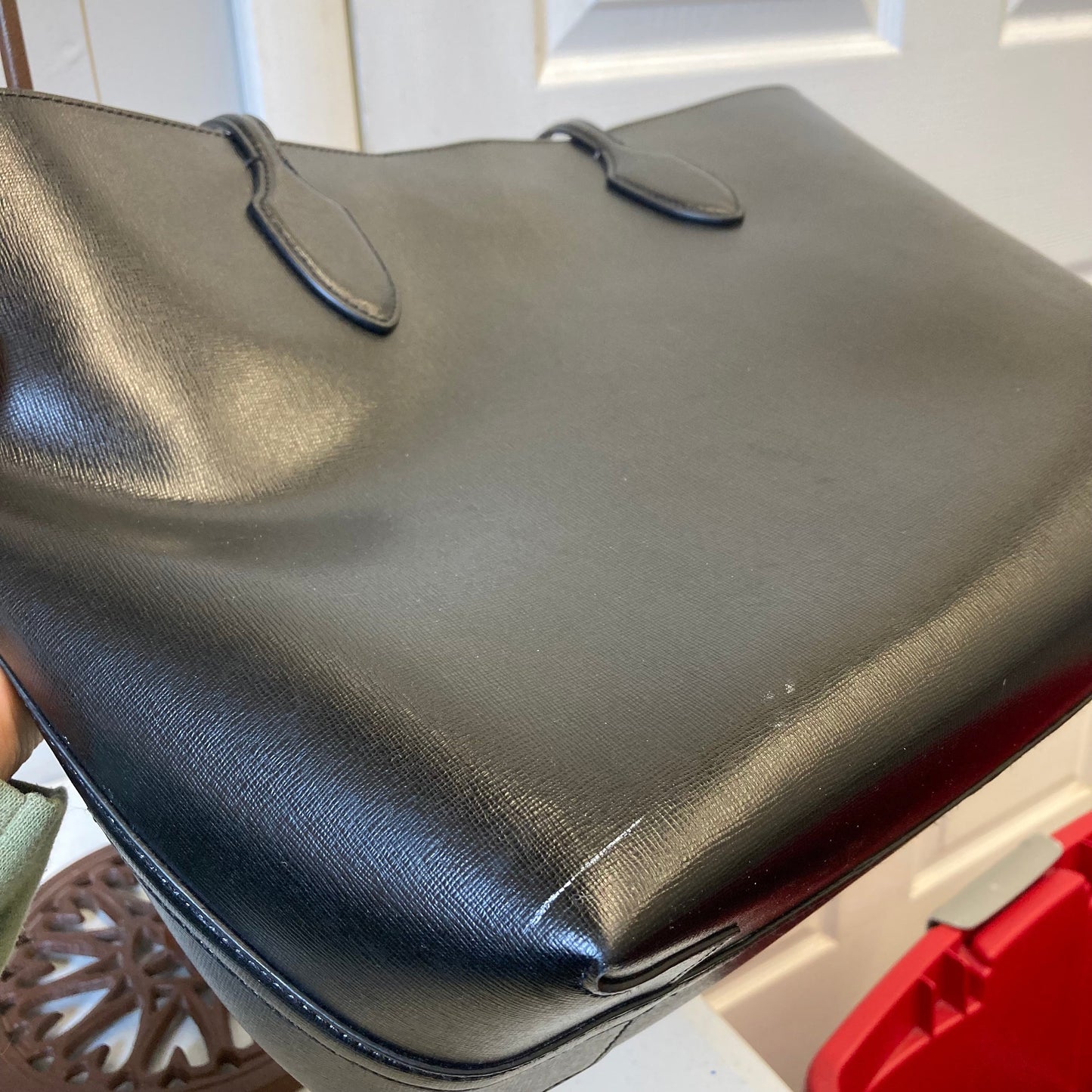 Tote Designer By Kate Spade In Black, Size:Large