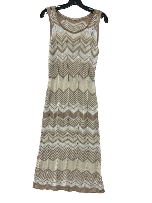 Dress Casual Maxi By Clothes Mentor In Cream, Size:L