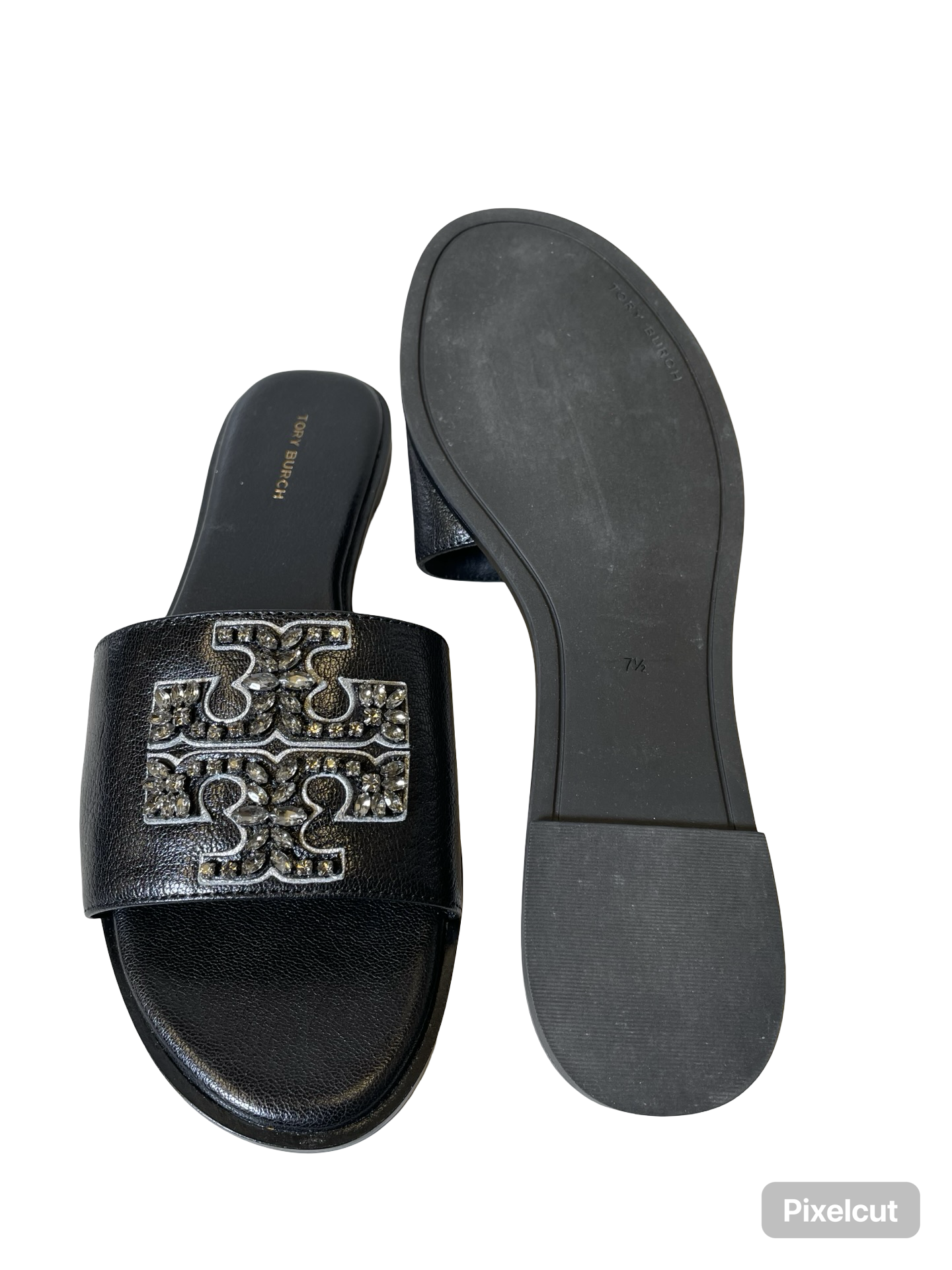 Sandals Designer By Tory Burch In Black, Size: 7.5