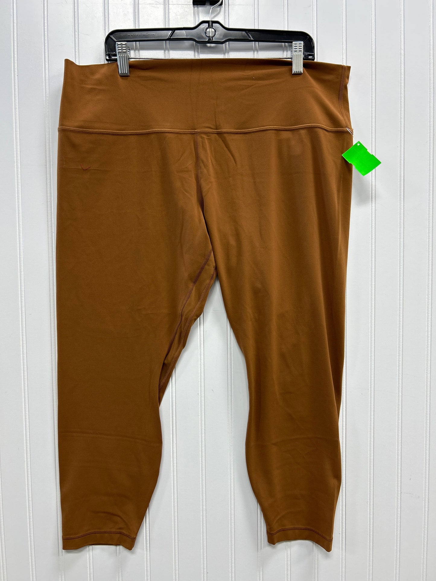 Athletic Leggings By Lululemon In Brown, Size:20