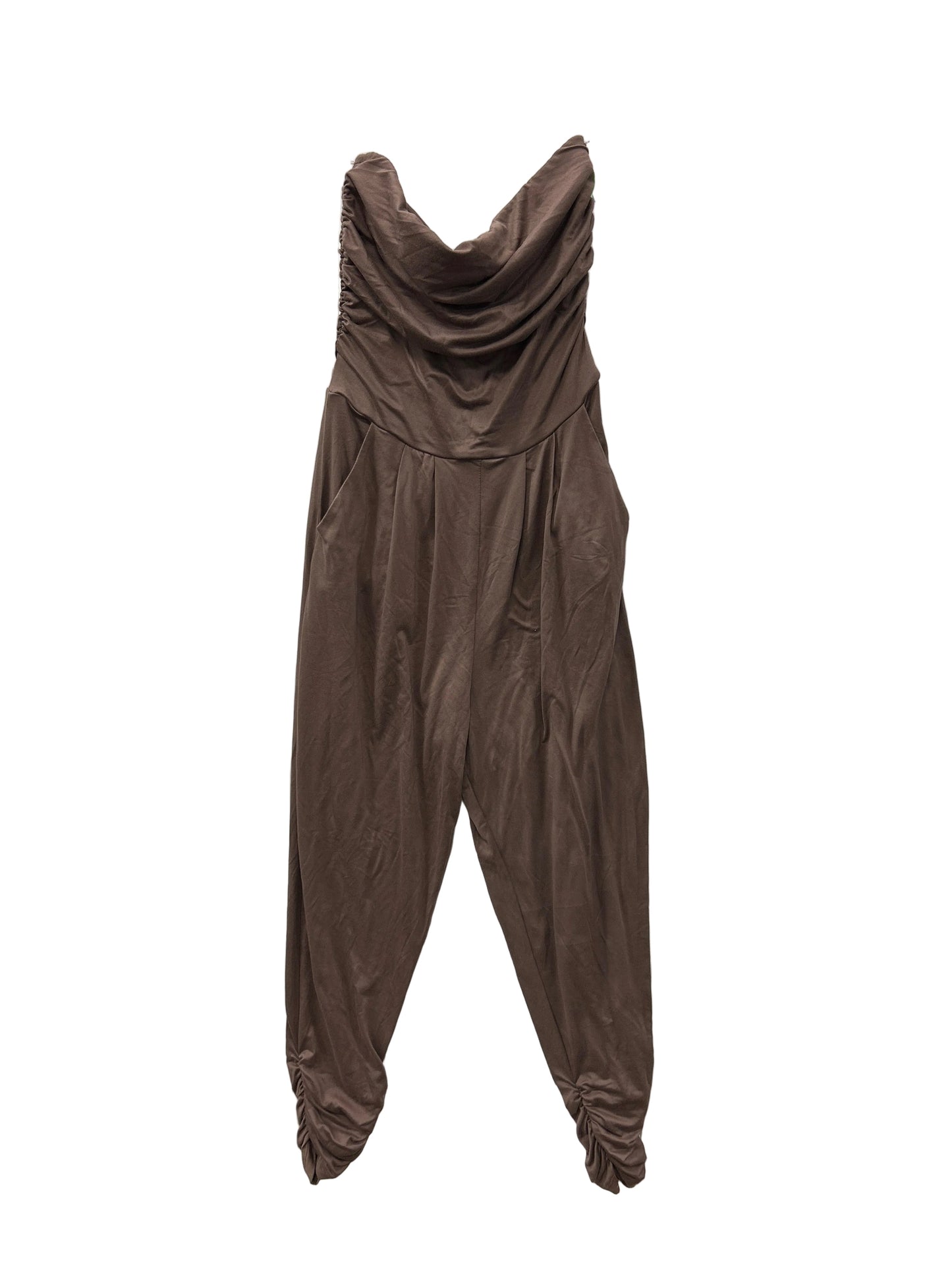 Jumpsuit By Fashion Nova In Brown, Size:S
