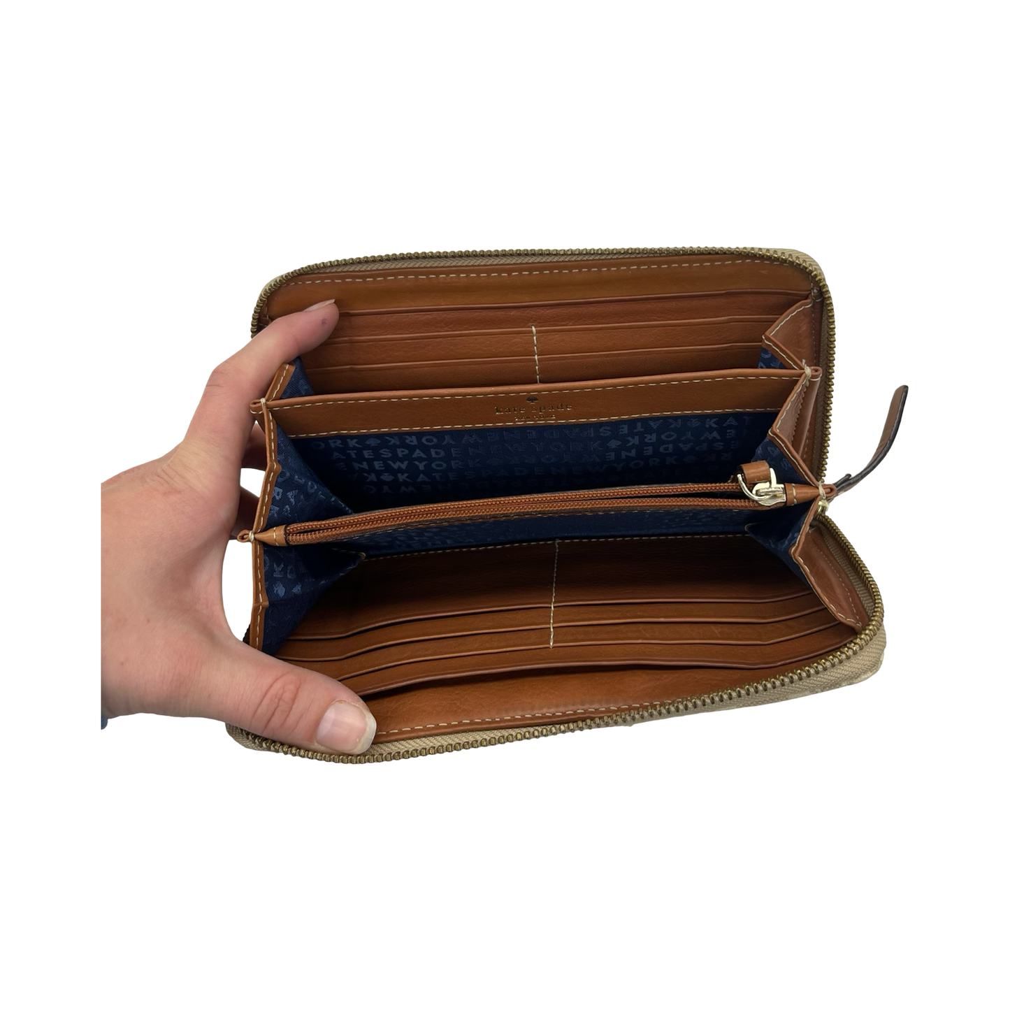 Wallet Designer By Kate Spade In Cream, Size:Large