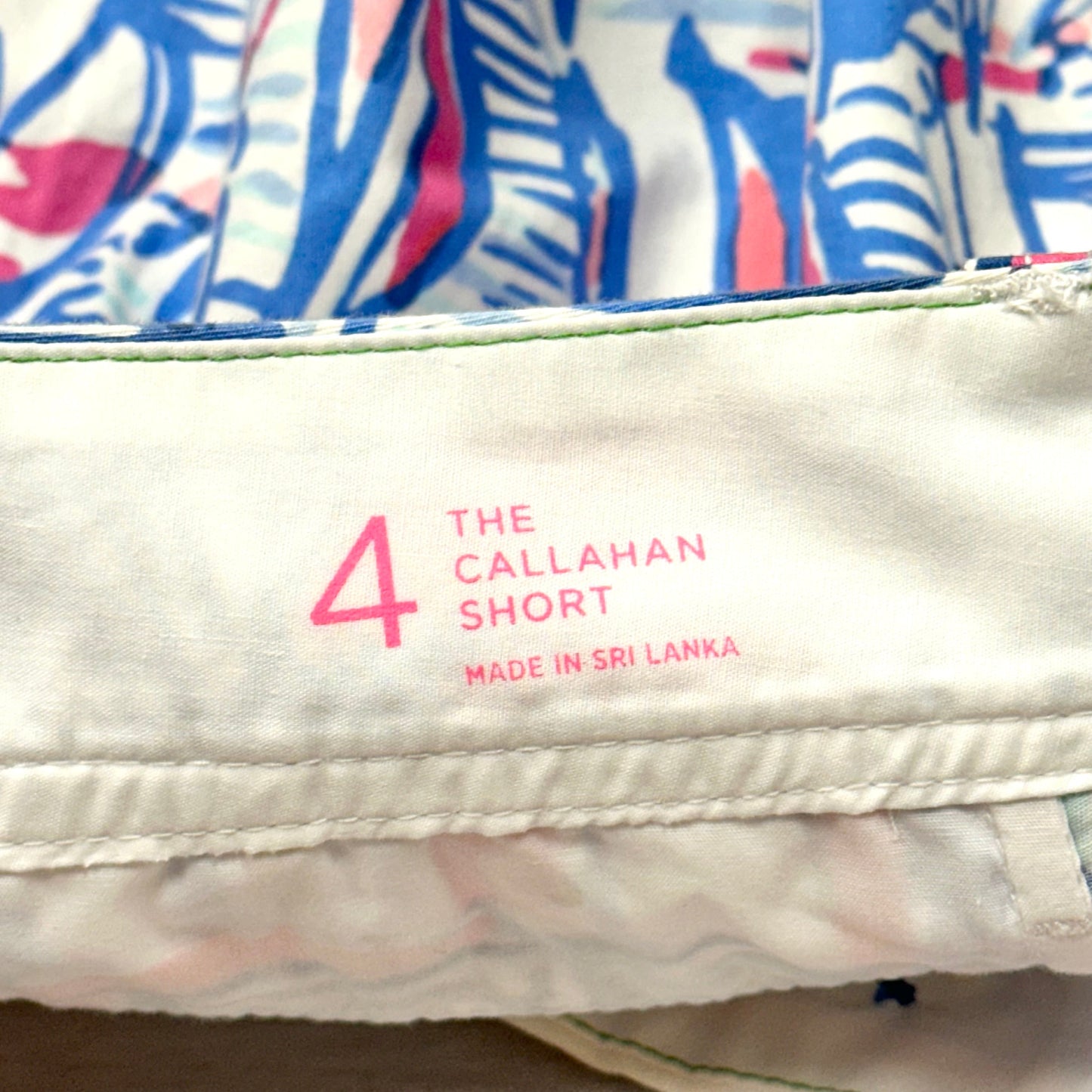 Shorts Designer By Lilly Pulitzer In Blue & Pink, Size: 4