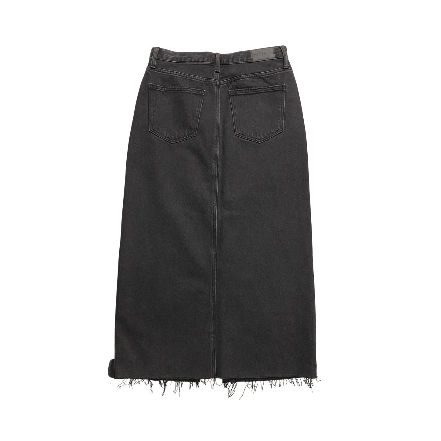 Skirt Maxi By Pistola In Black Denim, Size:8