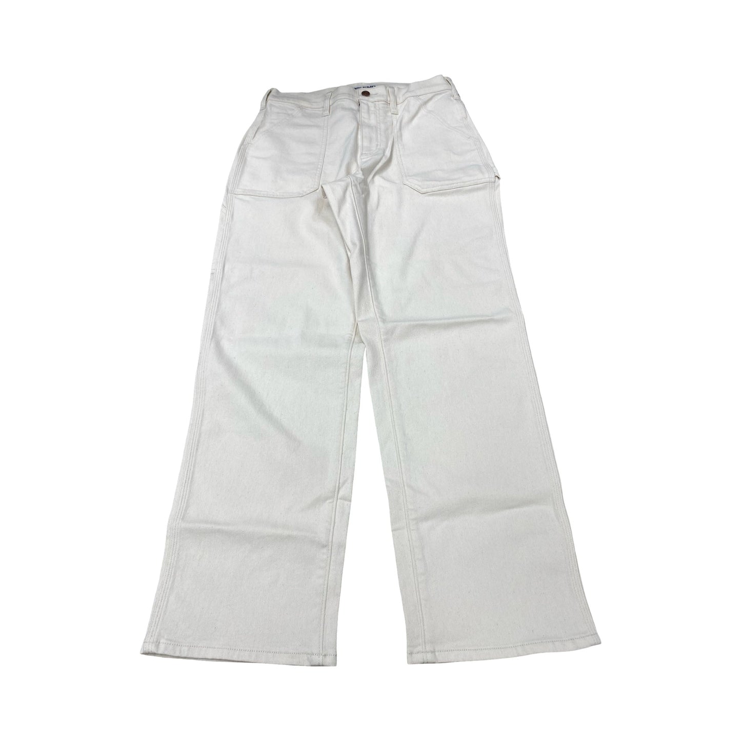 Jeans Straight By Lands End In Beige, Size:10