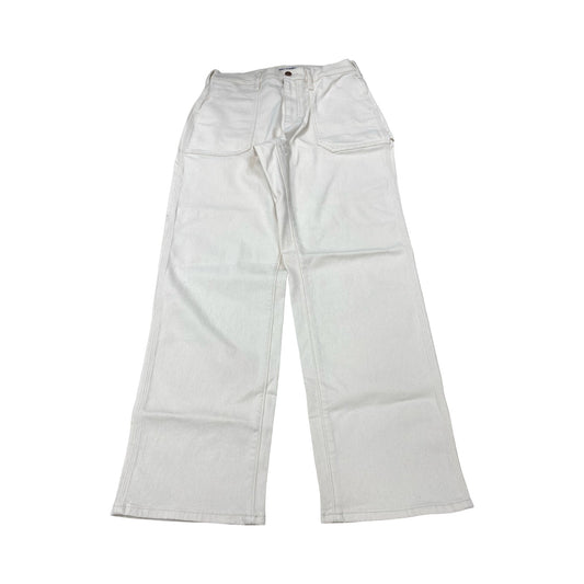Jeans Straight By Lands End In Beige, Size:10