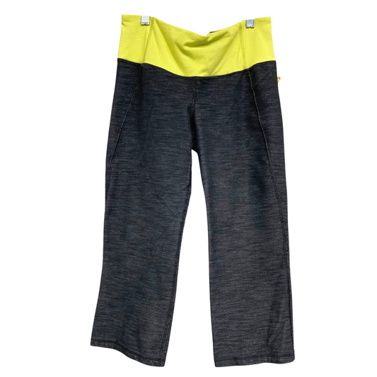 Athletic Capris By Lululemon In Grey, Size:S