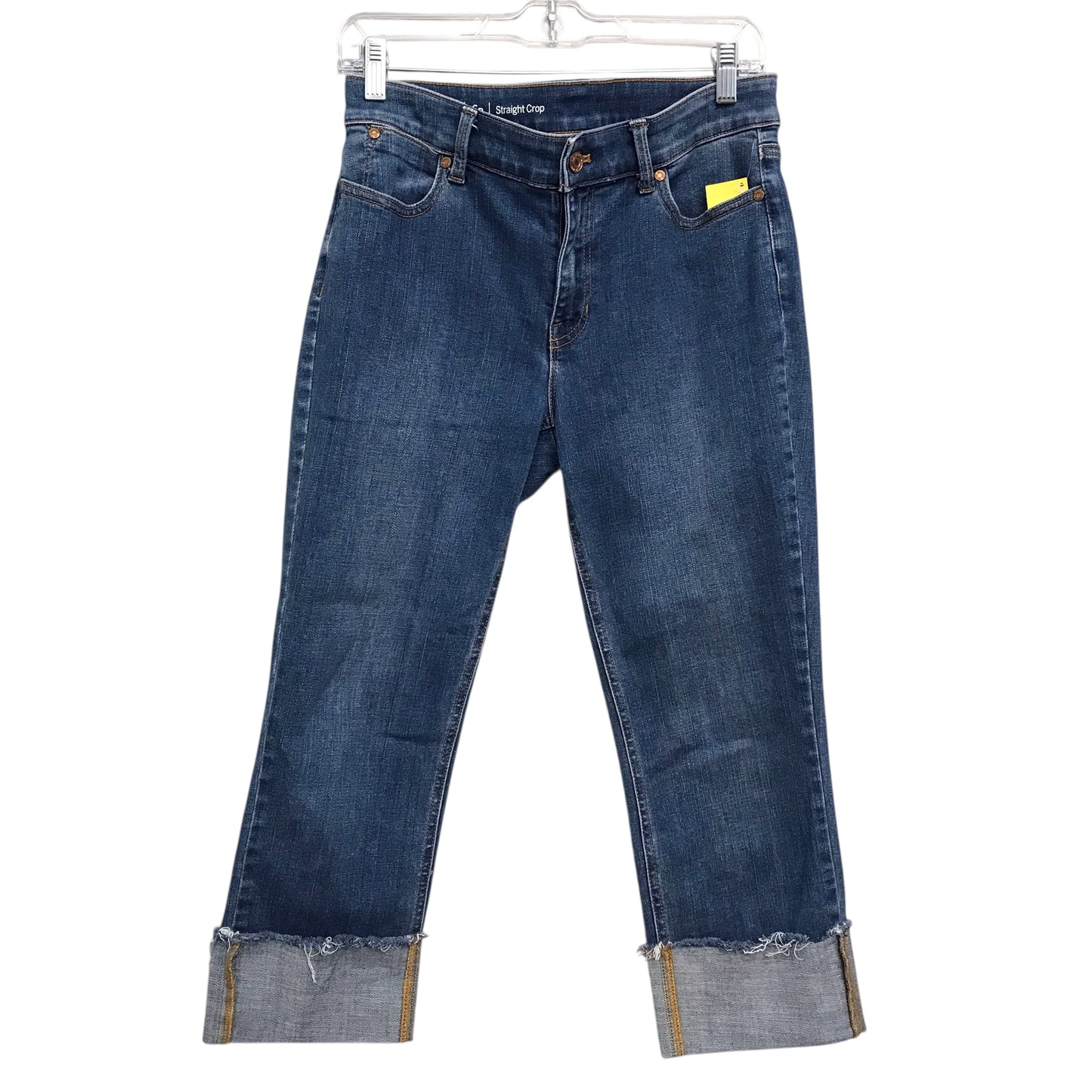 Jeans Cropped By Talbots In Blue Denim, Size:6P