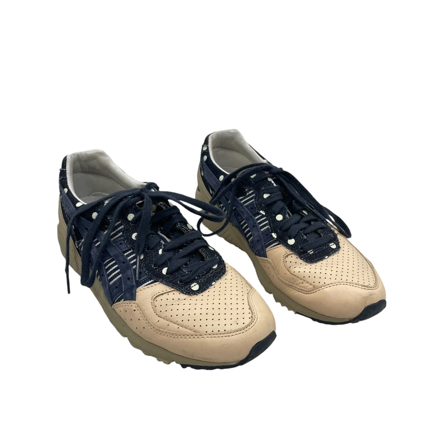 Shoes Sneakers By Asics In Blue & Tan, Size:6