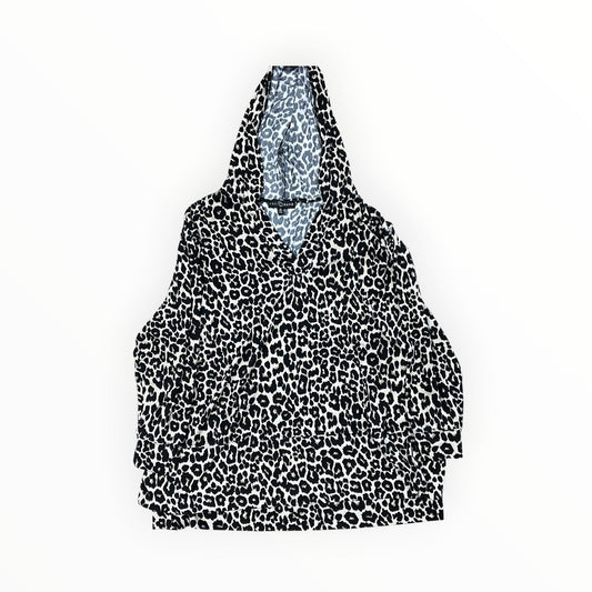Top Ls By Fred David In Animal Print, Size:1X