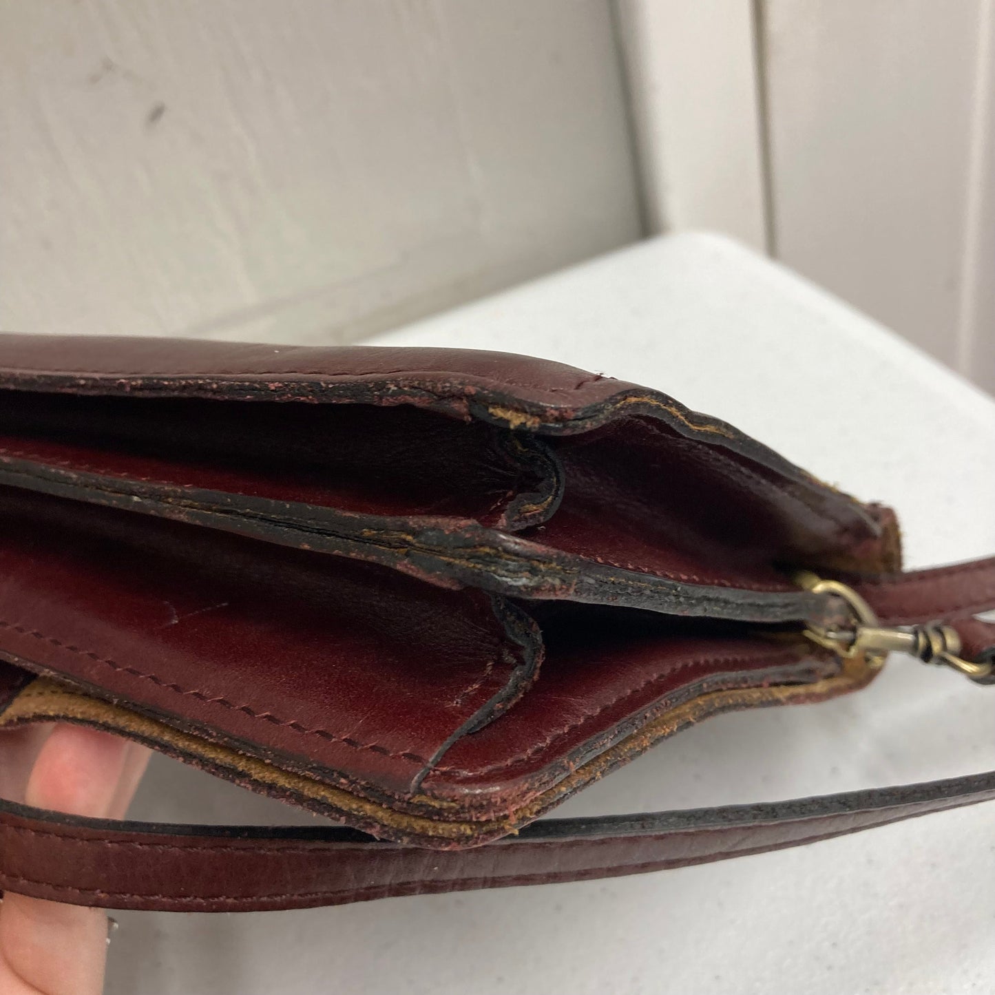 Crossbody Designer By Patricia Nash In Brown, Size:Medium