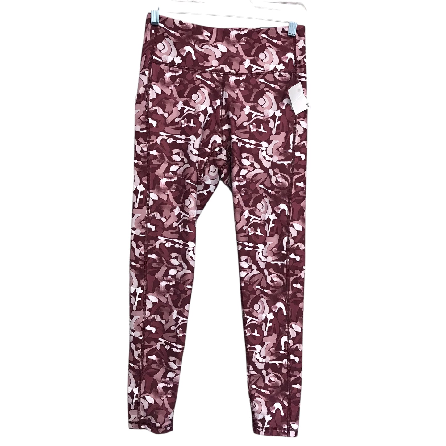 Athletic Leggings By Tek Gear In Red & White, Size:8