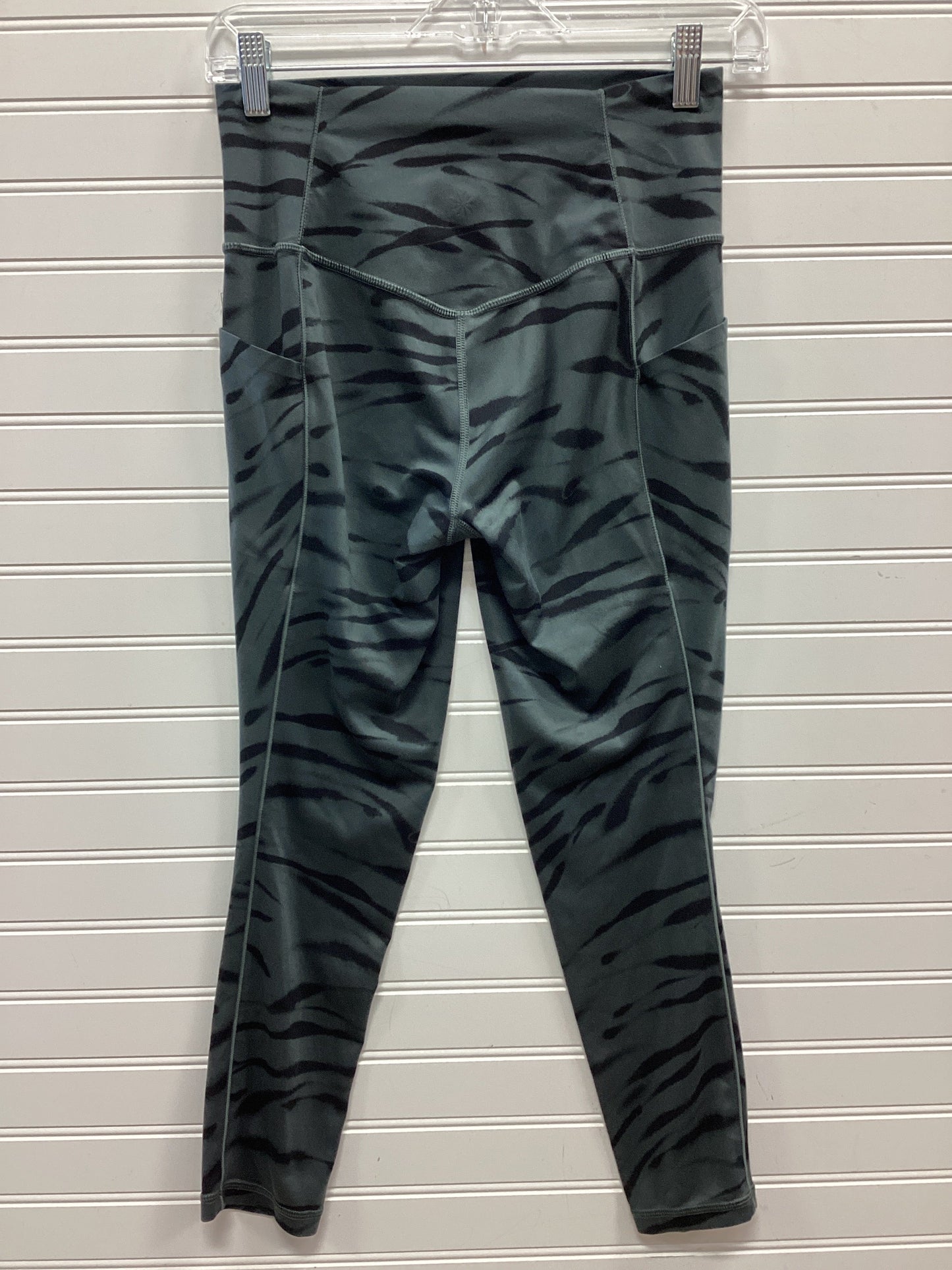 Athletic Leggings By Athleta In Striped Pattern, Size:S
