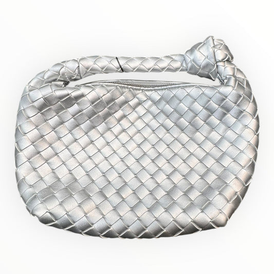 Handbag By A New Day In Silver, Size:Small