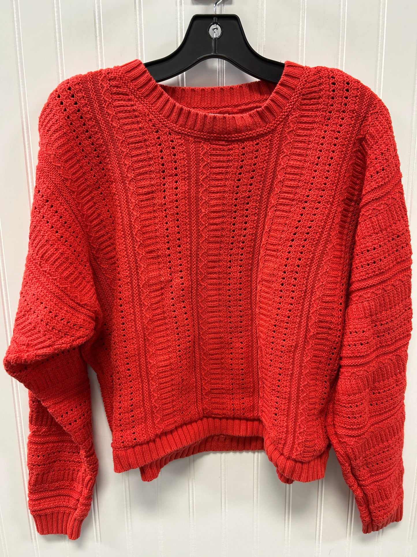 Sweater By Cynthia Rowley In Red, Size:L