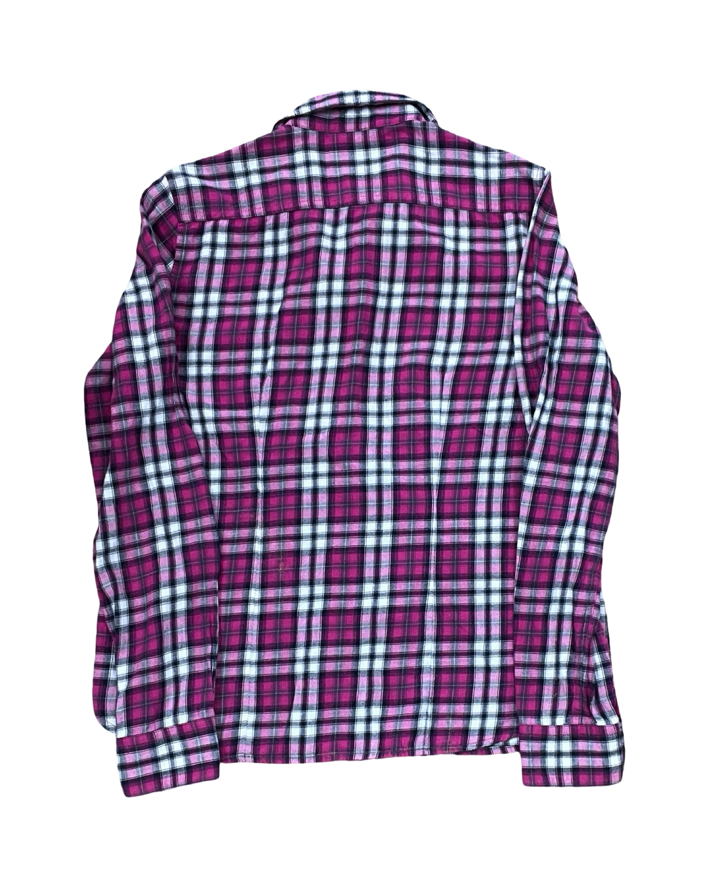 Blouse Ls By American Eagle In Blue & Pink, Size:M