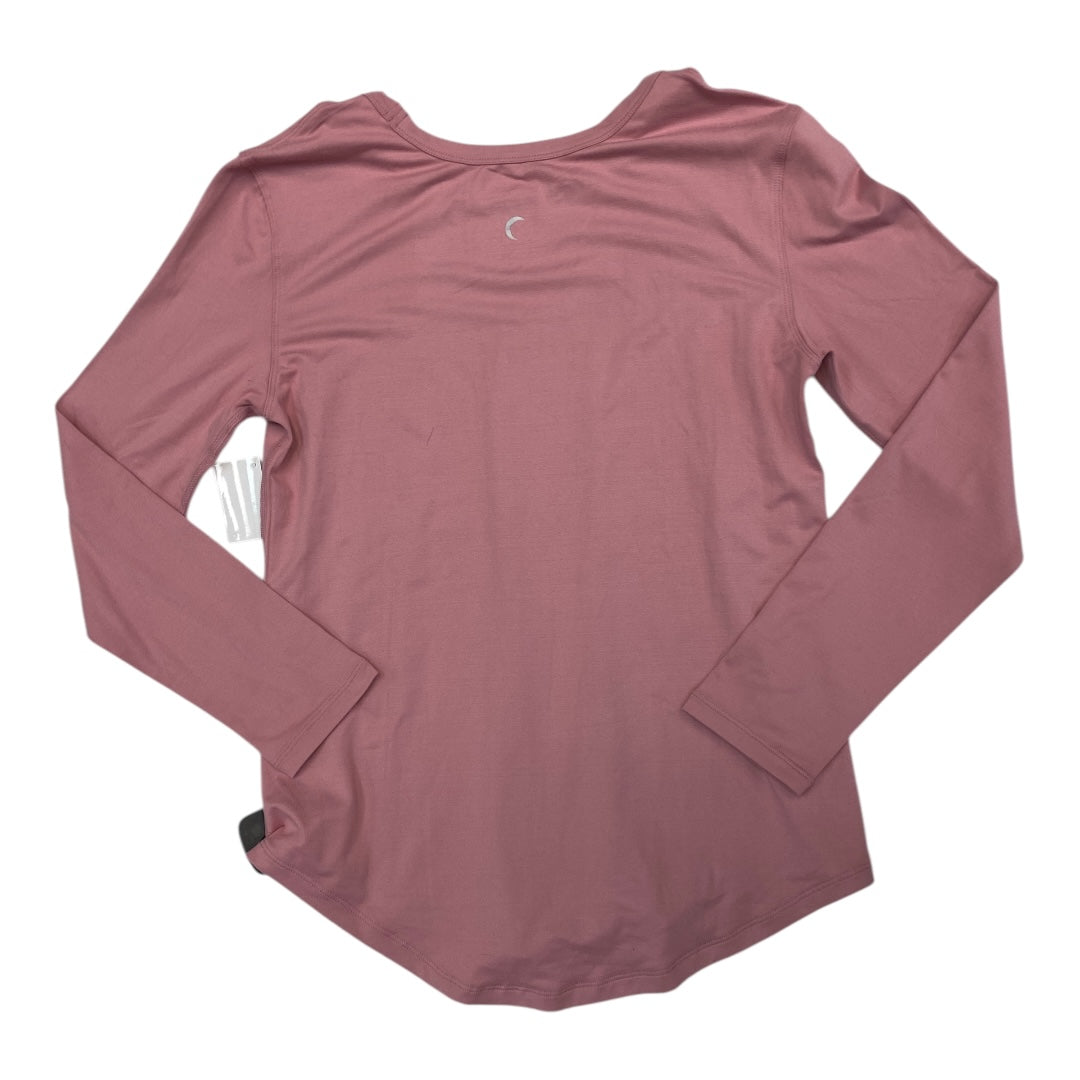 Athletic Top Ls Crewneck By Zyia In Pink, Size:Xs