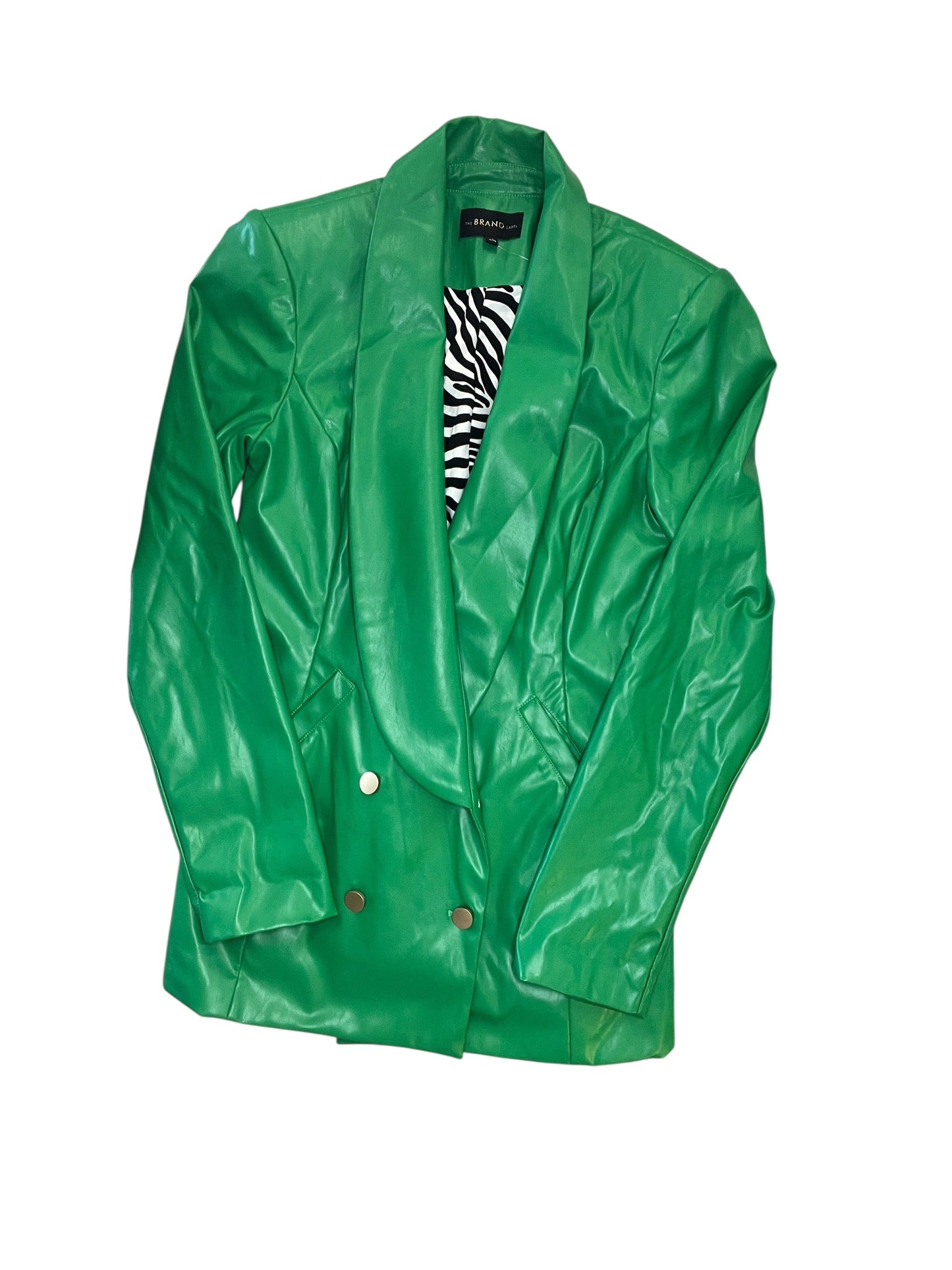 Blazer By Clothes Mentor In Green, Size:L