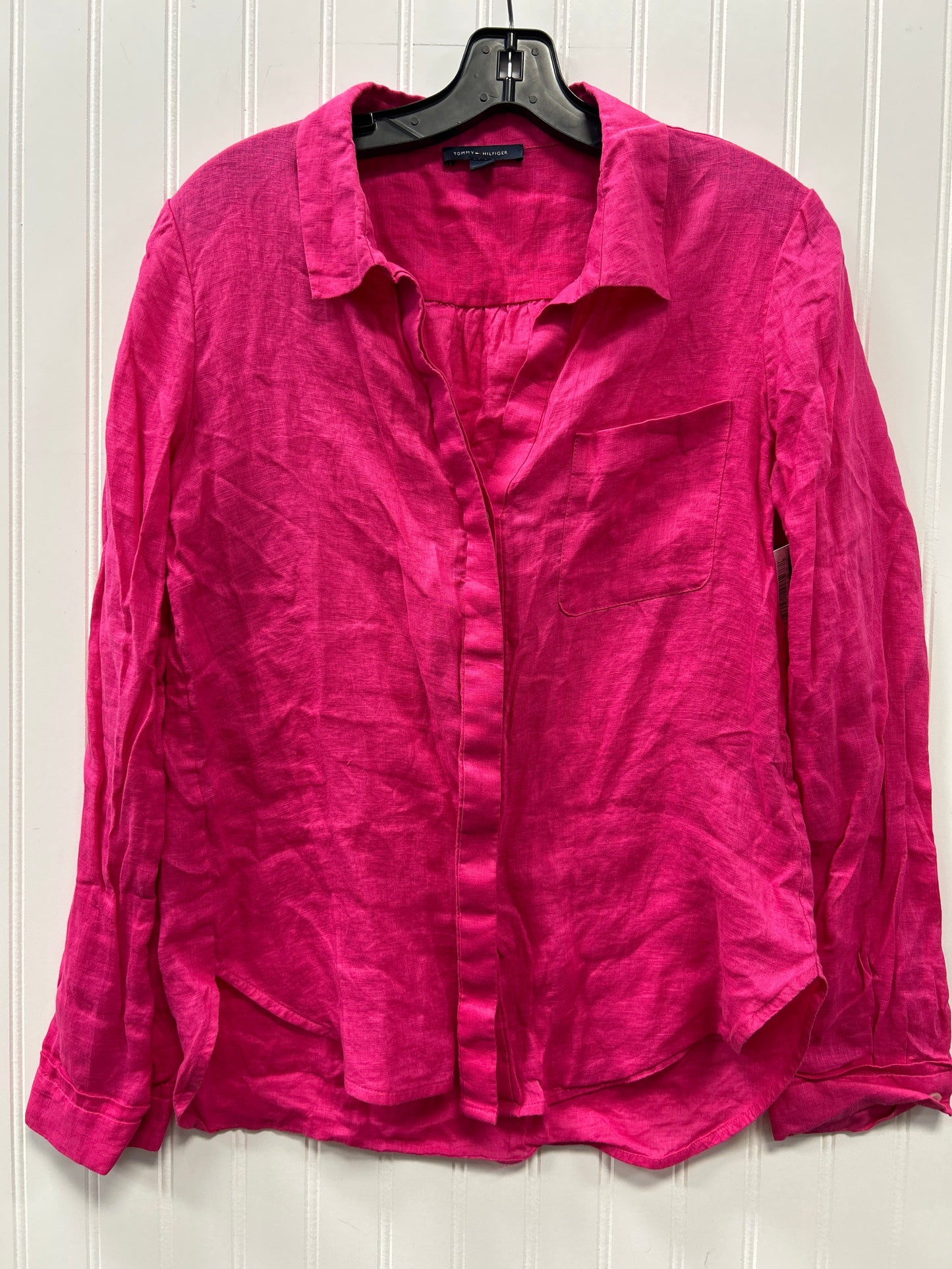 Top Ls By Tommy Hilfiger In Pink, Size:M