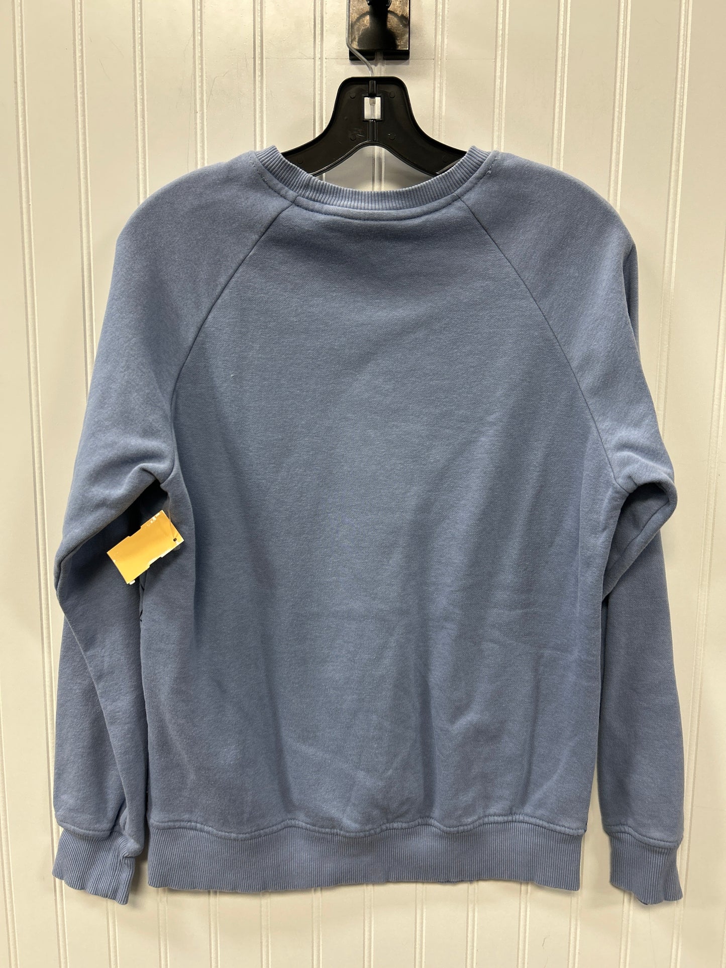 Athletic Top Ls Crewneck By The North Face In Blue, Size:S