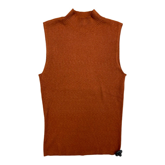 Top Sleeveless By Loft In Orange, Size:L
