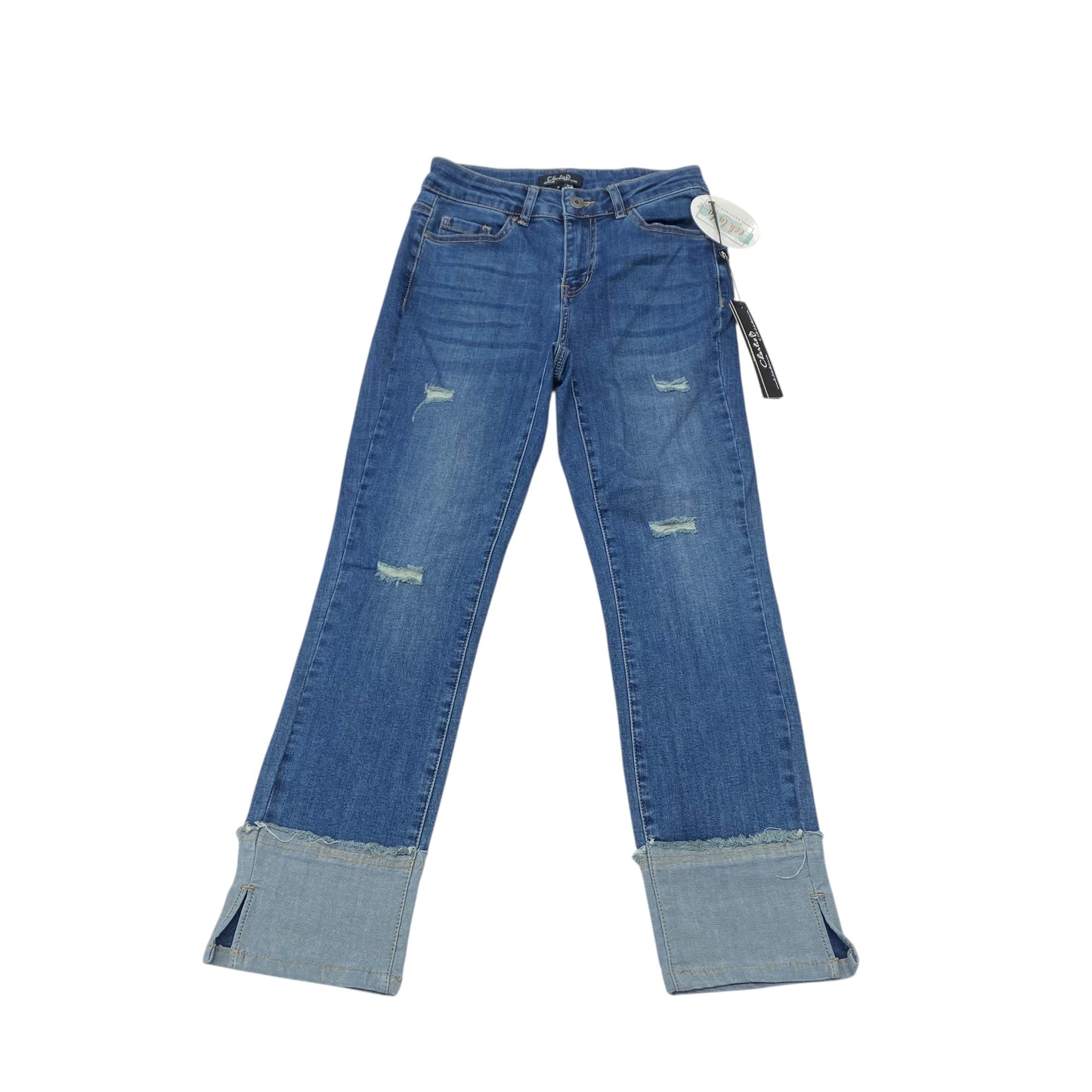 Jeans Cropped By Charlie B In Blue Denim, Size:0
