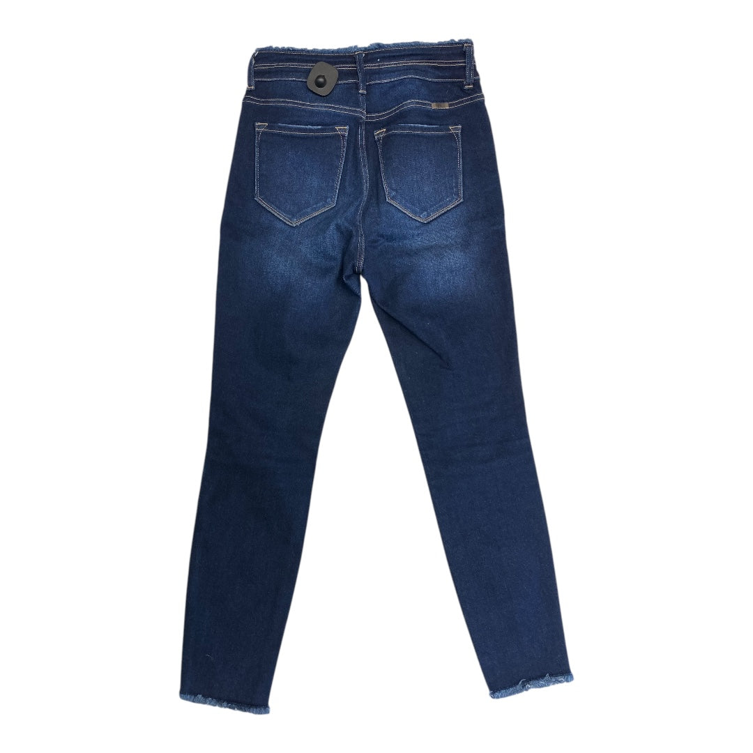 Jeans Skinny By Kancan In Blue Denim, Size:4