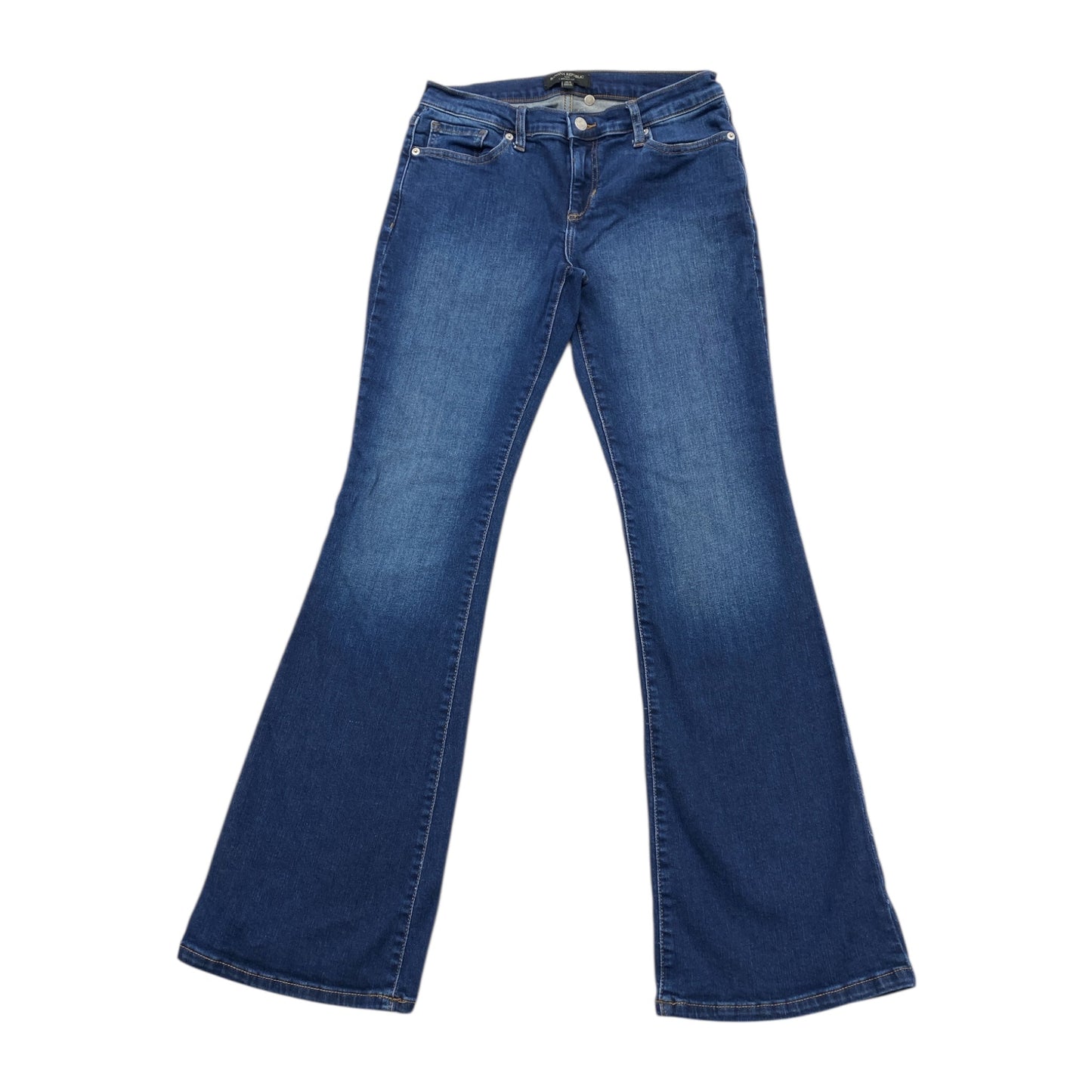 Jeans Boot Cut By Banana Republic In Blue Denim, Size:6