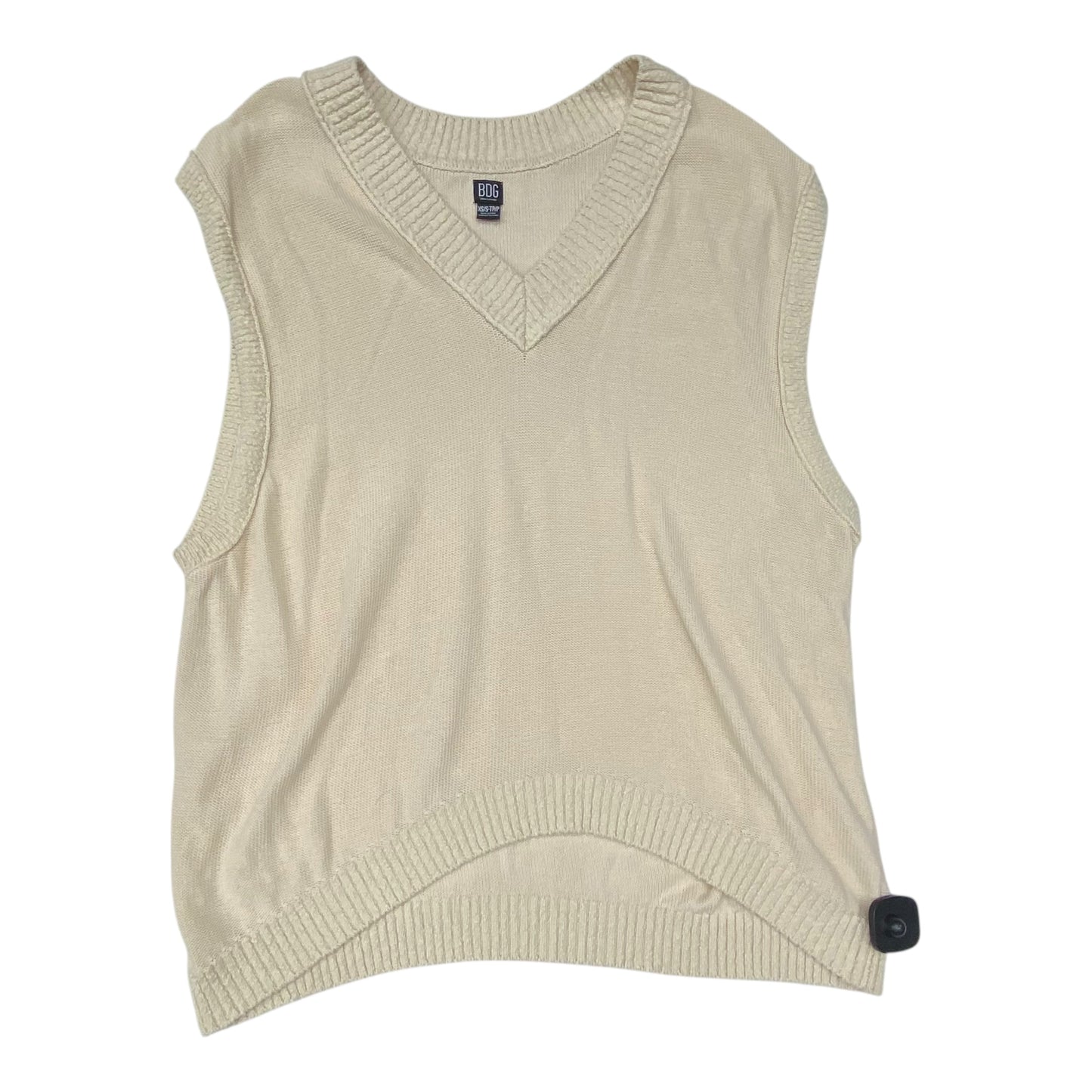 Top Sleeveless By Bdg In Cream, Size:Xs