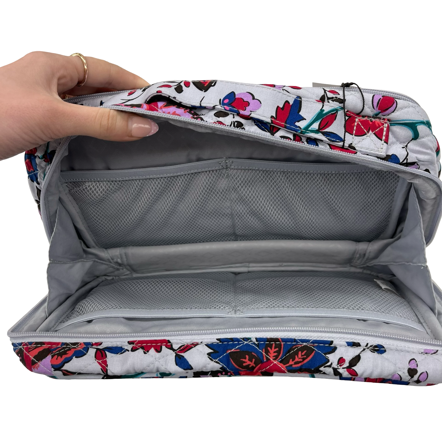 Makeup Bag By Vera Bradley In Multi, Size:Large