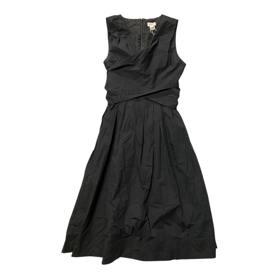 Dress Casual Midi By J. Crew In Black, Size:6
