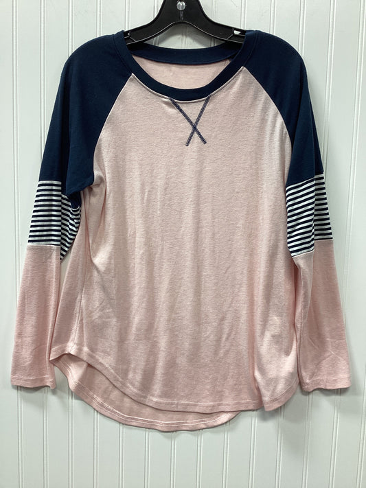 Top Ls By Clothes Mentor In Pink, Size:M