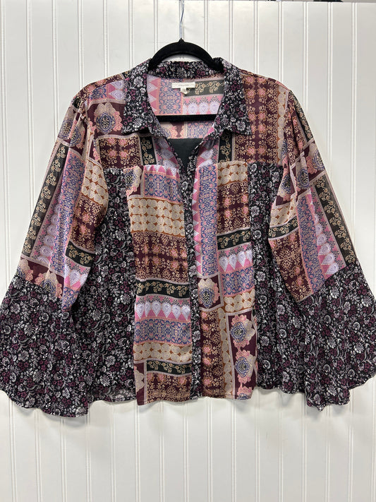 Top Ls By Maurices In Purple, Size:Xl